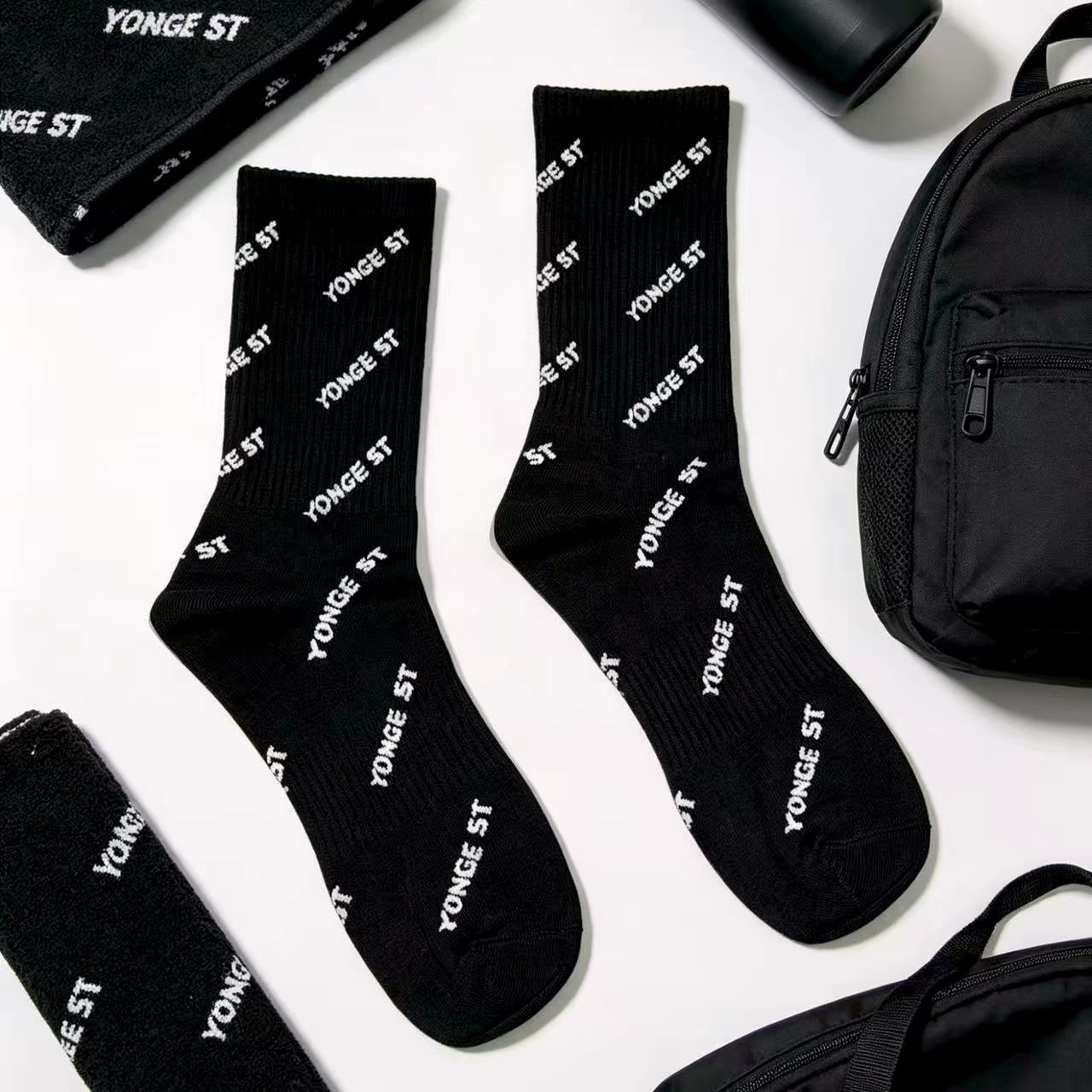 Yonge St. All-Over Print Crew Socks - Richie Richie YYZ
